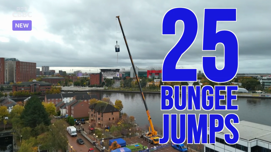 25 bungee jump for BBC Blue Peter