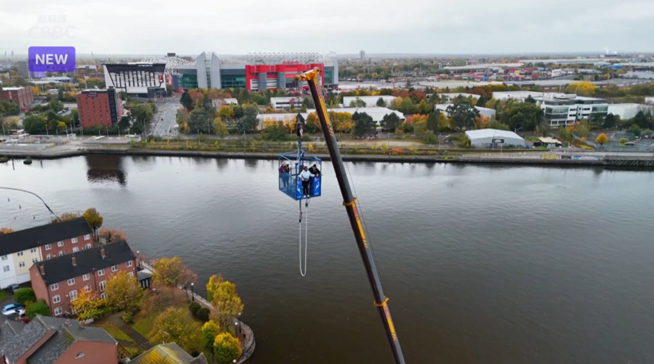 UK Bungee Club 160ft Bungee at Salford Quays