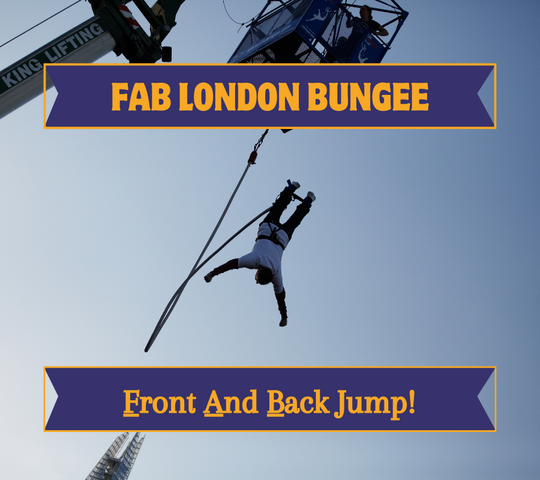 Forwards and Backwards (FAB) London 160ft Bungee Jump at London - Battersea Park (West London) on 15th March 2025