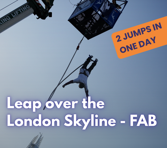 Forwards and Backwards (FAB) London 160ft Bungee Jump at London - King's Cross (Central London) on 31st October 2026