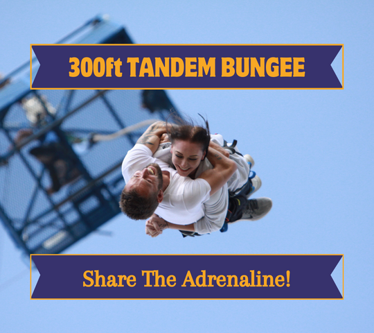Tandem Bungee Jump 300ft at Manchester - Heaton Park on 29th August 2026