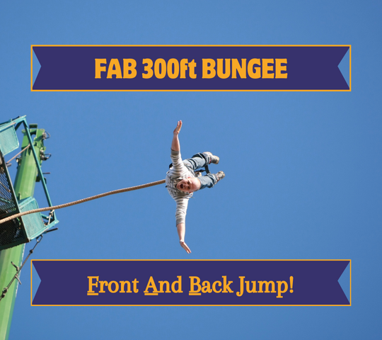 Forwards and Backwards (FAB) 300ft Bungee Jump at Manchester - Heaton Park on 29th August 2026