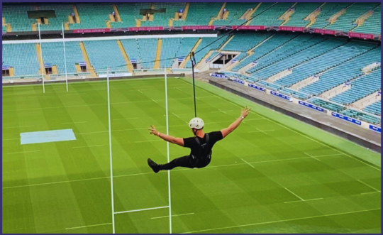 Zip Wire - Allianz Stadium Twickenham at Allianz Stadium, Twickenham  on 18th October 2025