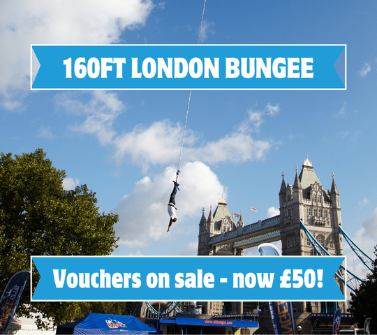 160ft London Bungee Jump at London - Bloomsbury (Central London) on 22nd September 2024