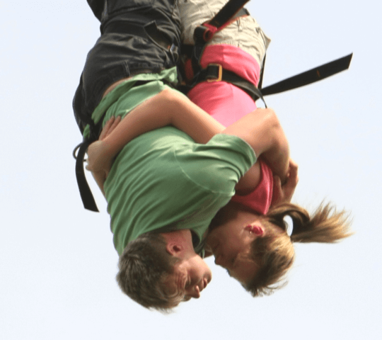 Tandem Bungee Jump 160ft at Windsor - Bray Lake Watersports on 28th May 2022