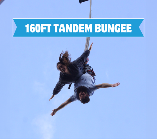 Tandem Bungee Jump 160ft at Windsor - Bray Lake Watersports on 10th August 2024