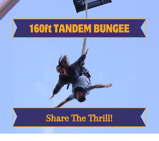 Tandem Bungee Jump 160ft at Windsor - Bray Lake Watersports on 2nd November 2024