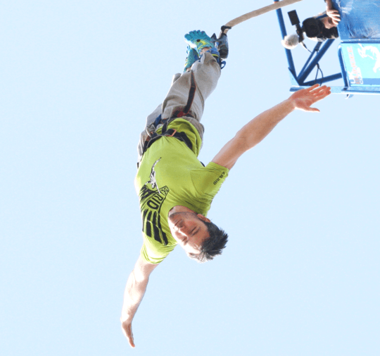 Forwards and Backwards (FAB) 160ft Bungee Jump at Windsor - Bray Lake Watersports on 10th July 2022