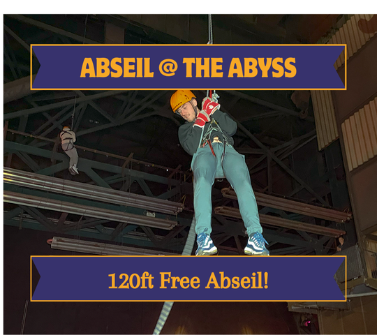 Abseil @ The Abyss at The Abyss @ Magna - Sheffield / Rotherham on 23rd November 2024