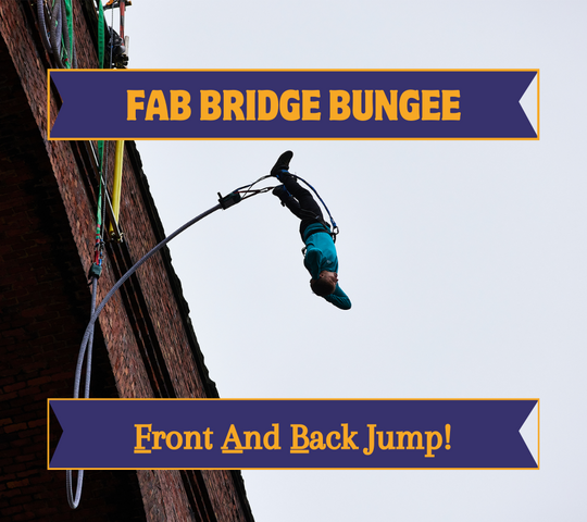Forwards and Backwards (FAB) Bridge Bungee Jump at Whitby (Yorkshire) - Bridge Bungee Jump on 20th December 2025