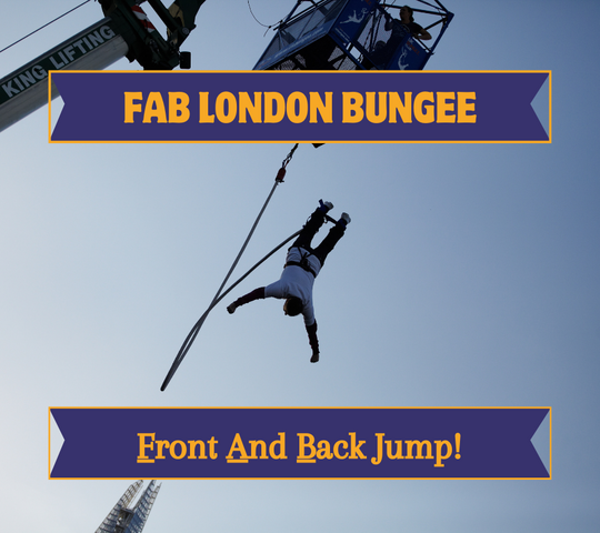 Forwards and Backwards (FAB) London 160ft Bungee Jump at London - Battersea Park (West London) on 19th July 2025